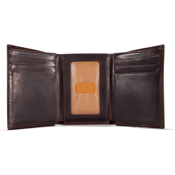 Men's Durable Oil Tan Leather Wallets, Available in Multiple Styles - Picture 3 of 6
